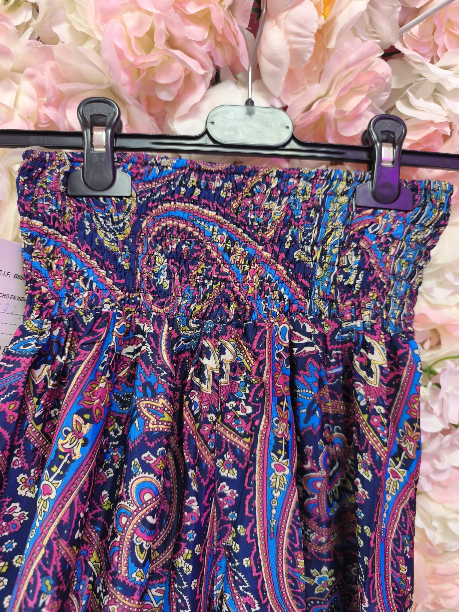 Pantalón fino ancho estampado - Imagen 5