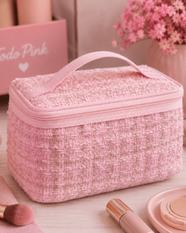 Neceser maletín rosa