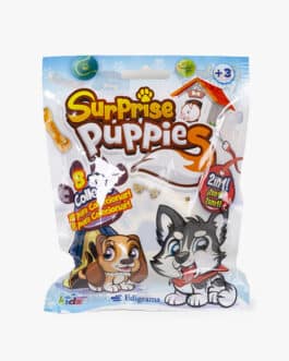 Sobres sorpresa cachorros con casita