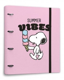 Carpeta anillas Snoopy