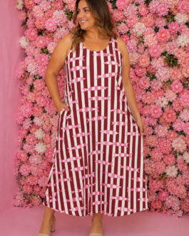 Vestido pescaditos rosas