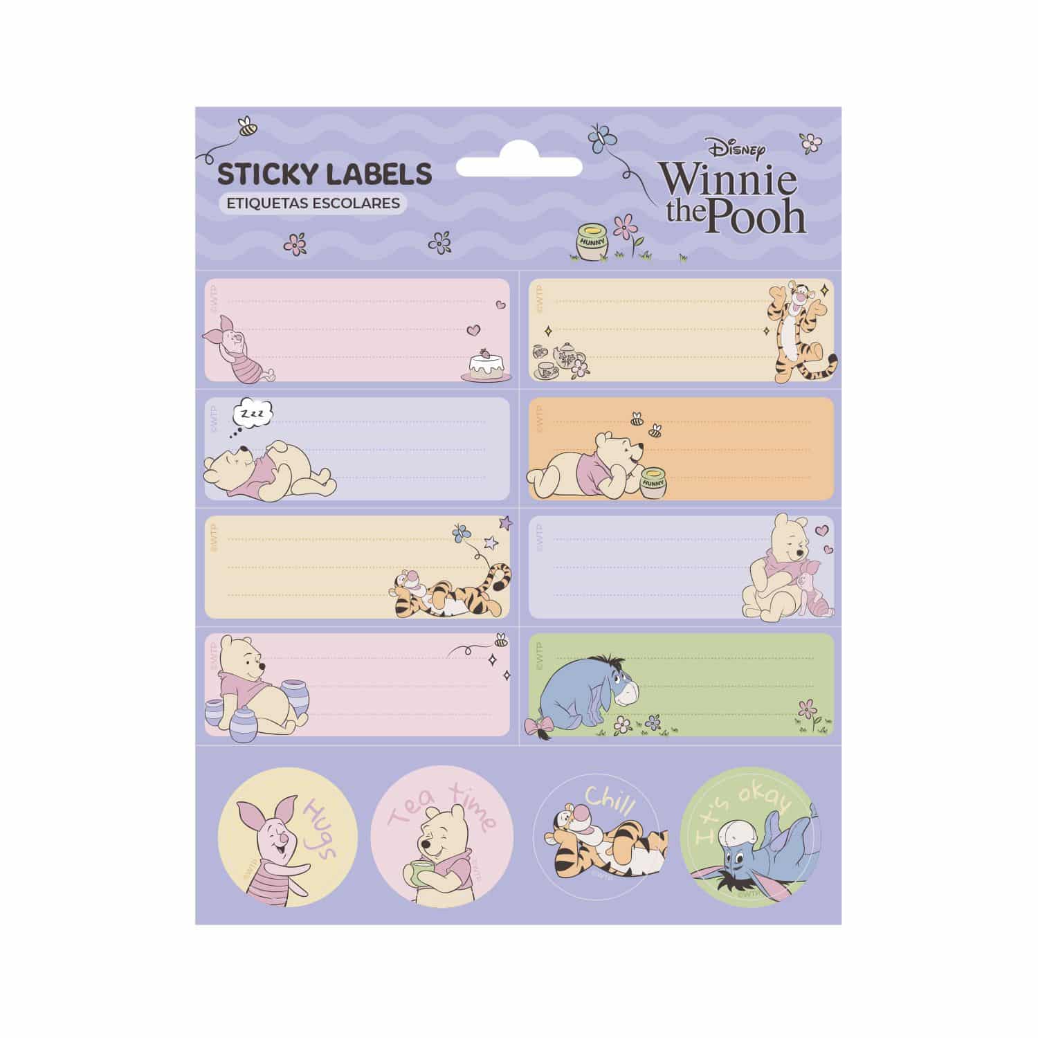 Etiquetas adhesivas Winnie the Pooh