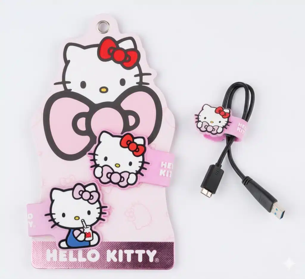Organizador de cables Hello Kitty