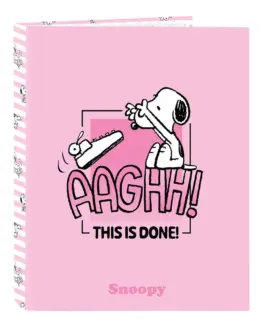 Carpeta A4 anillas Snoopy