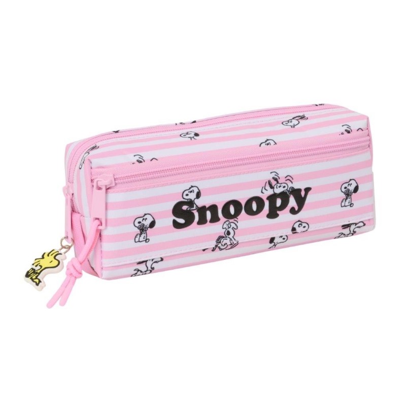 Portatodo pequeño con goma Snoopy