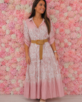 Vestido Dalia con cinturón