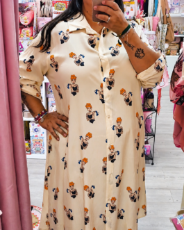 Vestido camisero Cenicienta rebelde