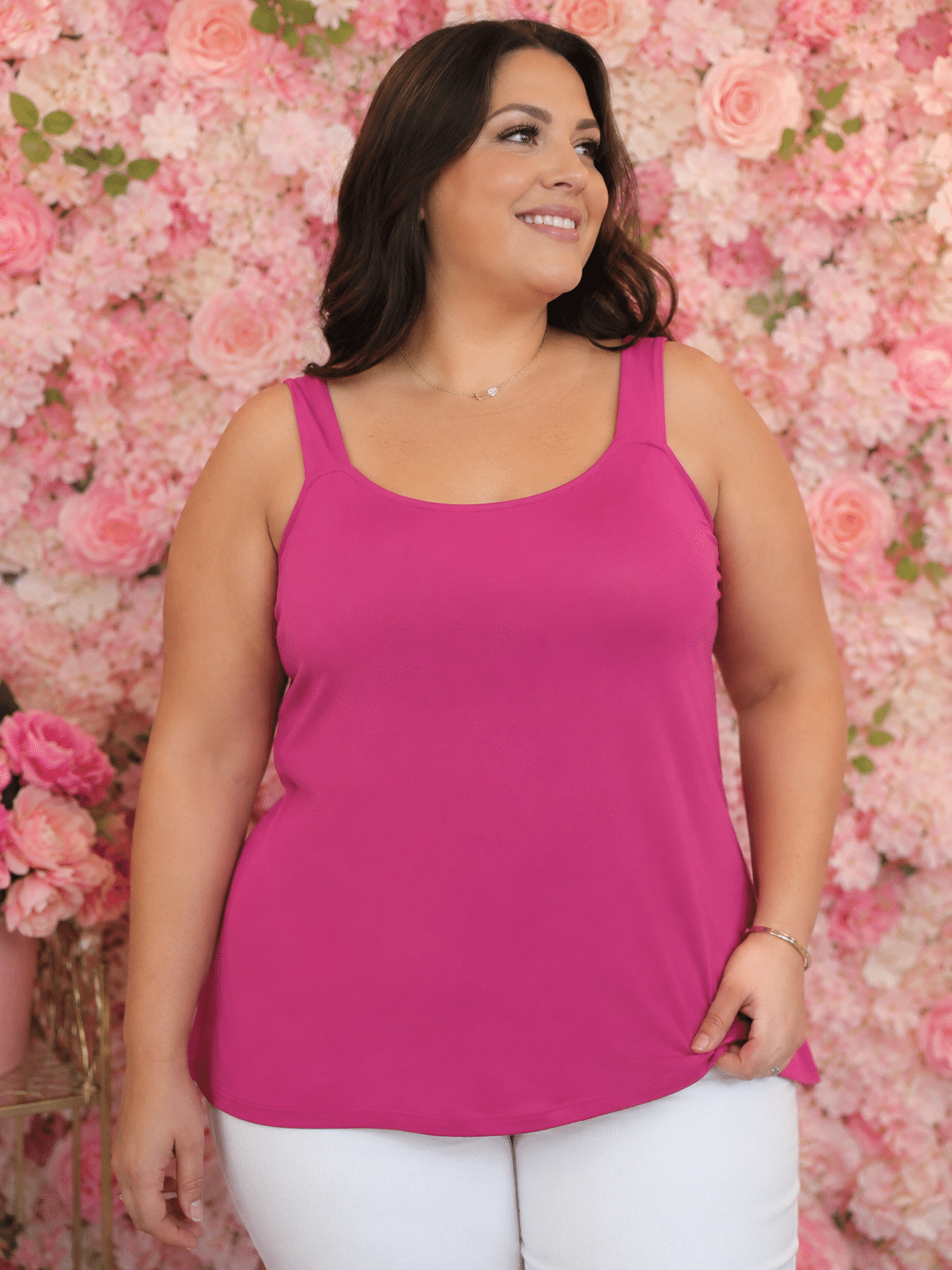 Camiseta básica curvy tirantes