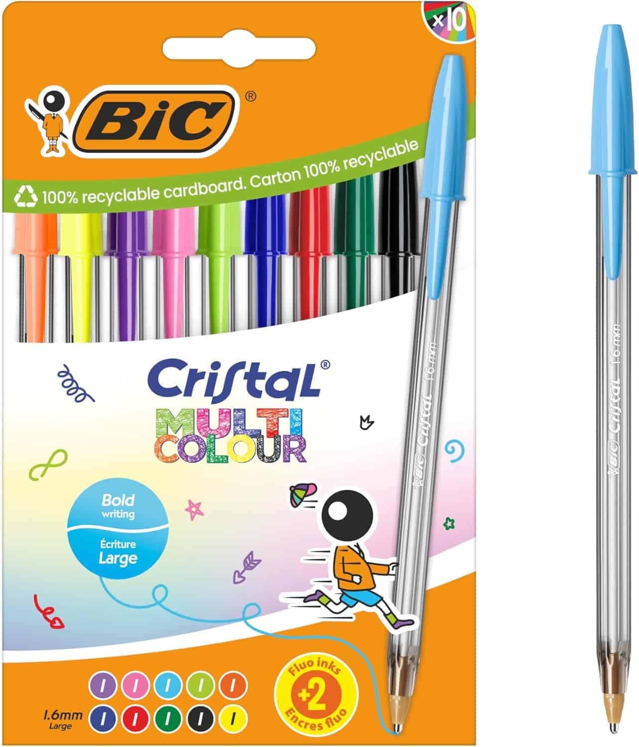 Pack bolígrafos pastel Bic