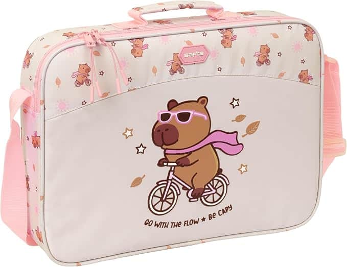 Funda portátil rosa Capibara
