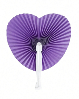 Paipay corazón morado