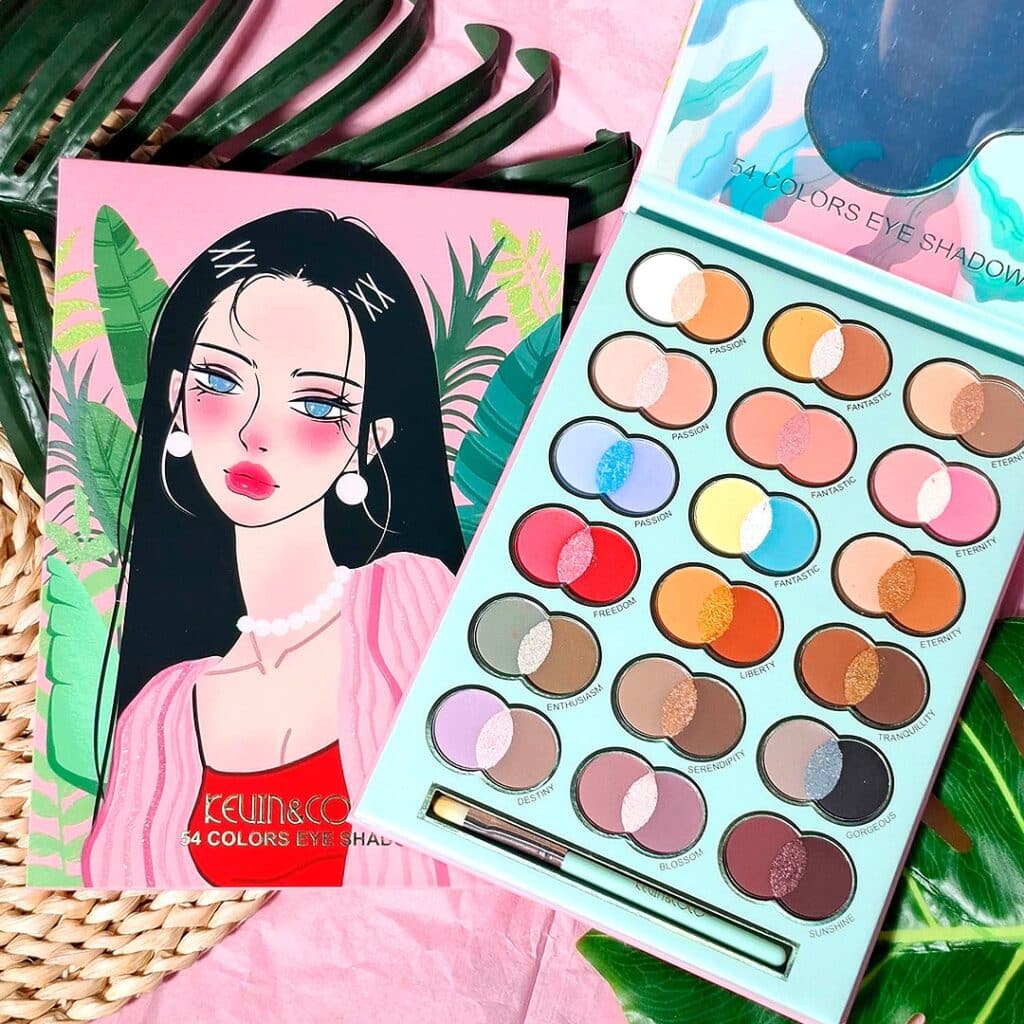 Paleta de sombras Kevin y Coco chica pink