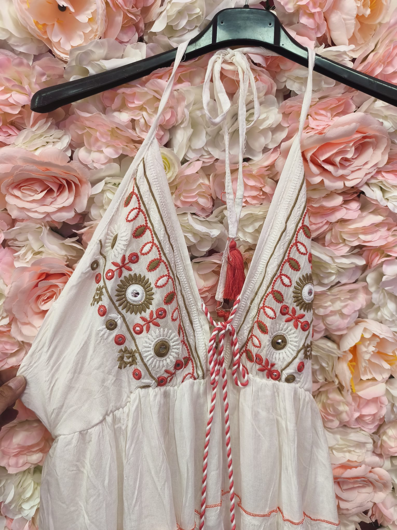 Vestido boho bordado - Imagen 2