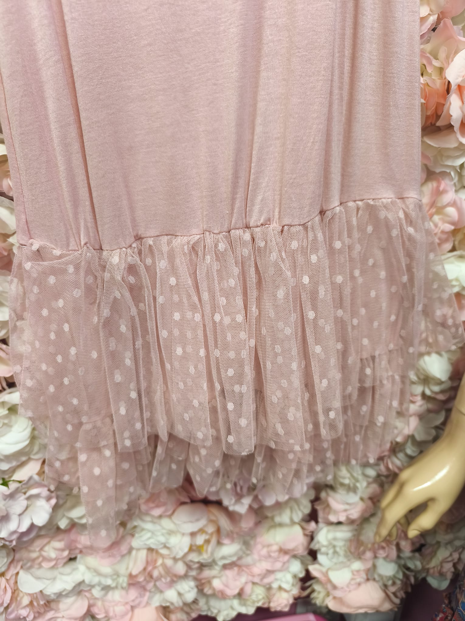 Vestido interior tul con plumeti - Imagen 3