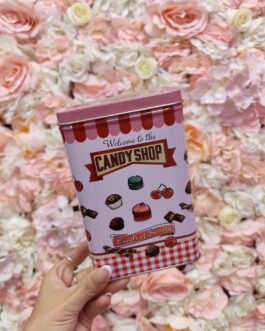 Caja lata Candy Shop