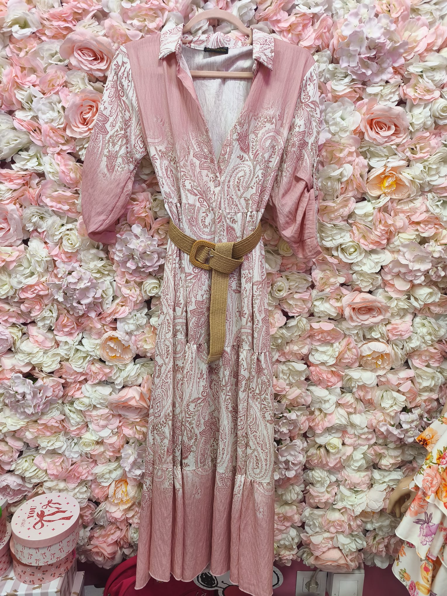 Vestido Dalia con cinturón - Imagen 2