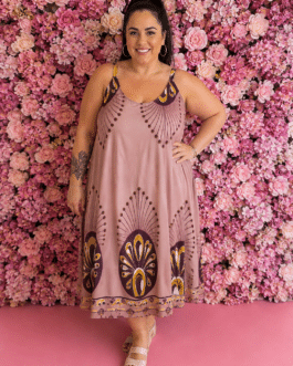 Vestido plumas avestruz