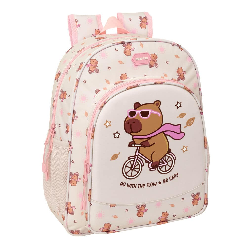 Mochila Capibara rosa