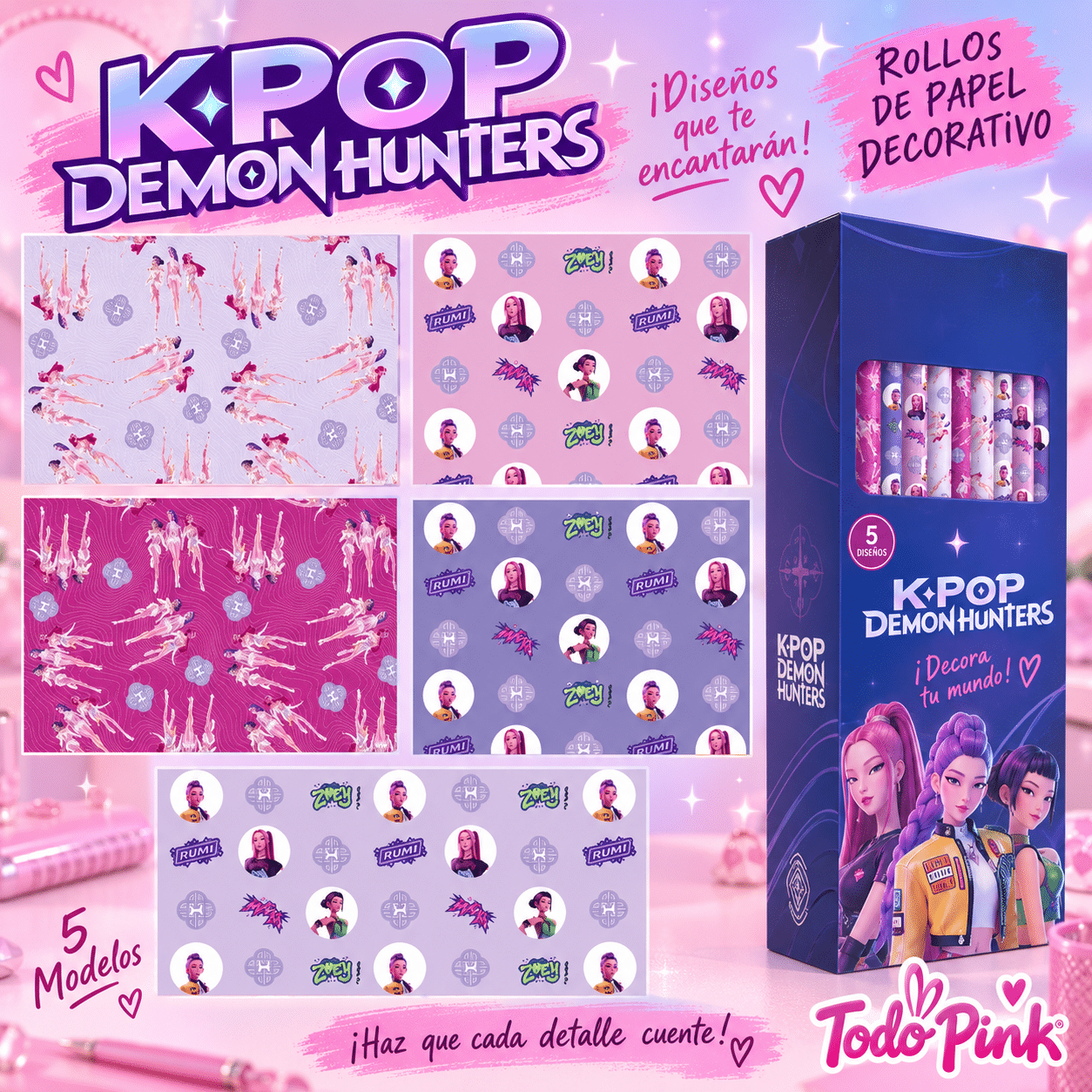 Rollo papel de regalo K pop