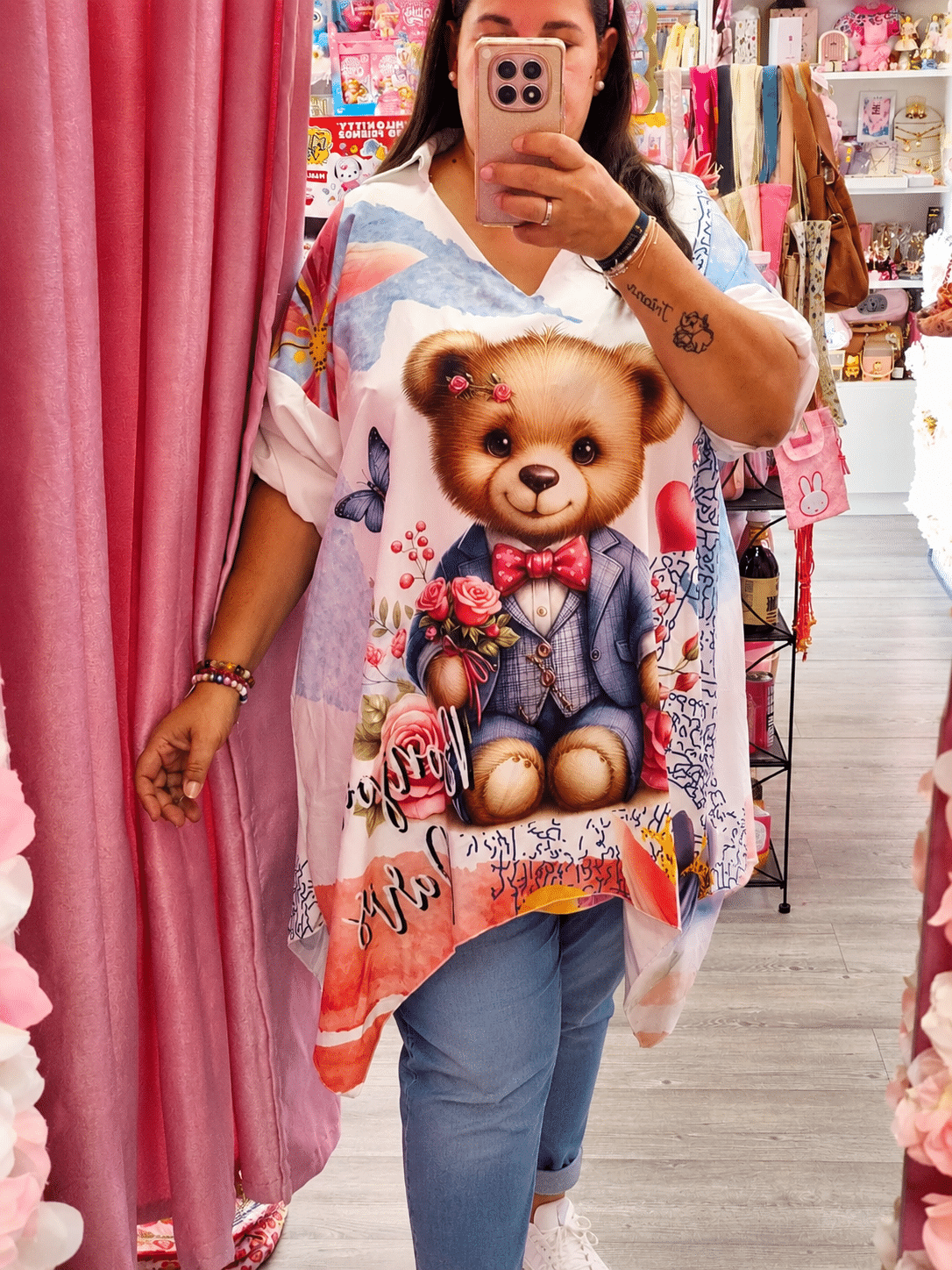 Vestido o camisa curvy osito