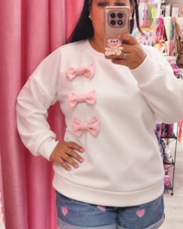 Sudadera lazos curvy