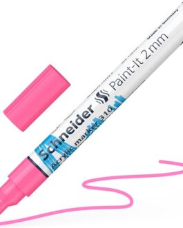 Marcador acrílico rosa Schneider
