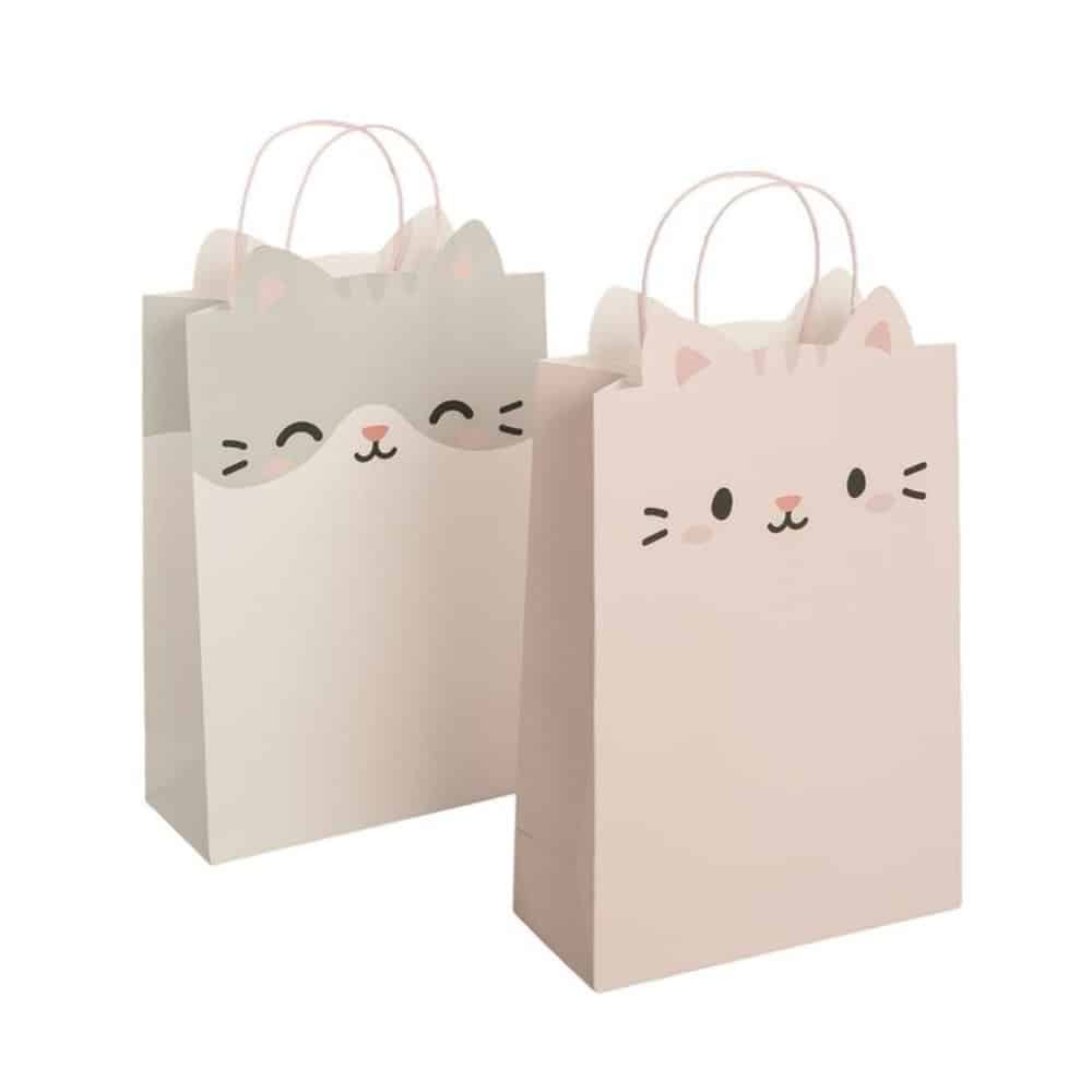 Bolsas papel regalo gatos
