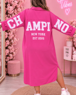 Vestido camisero Champion