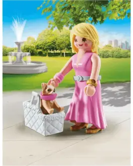 Playmobil chica con chihuahua