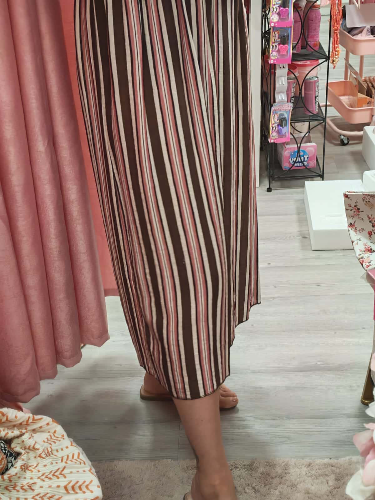 Vestido midi de rayas - Imagen 3