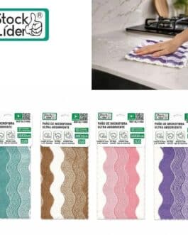 Pack 2 paños microfibra absorbentes