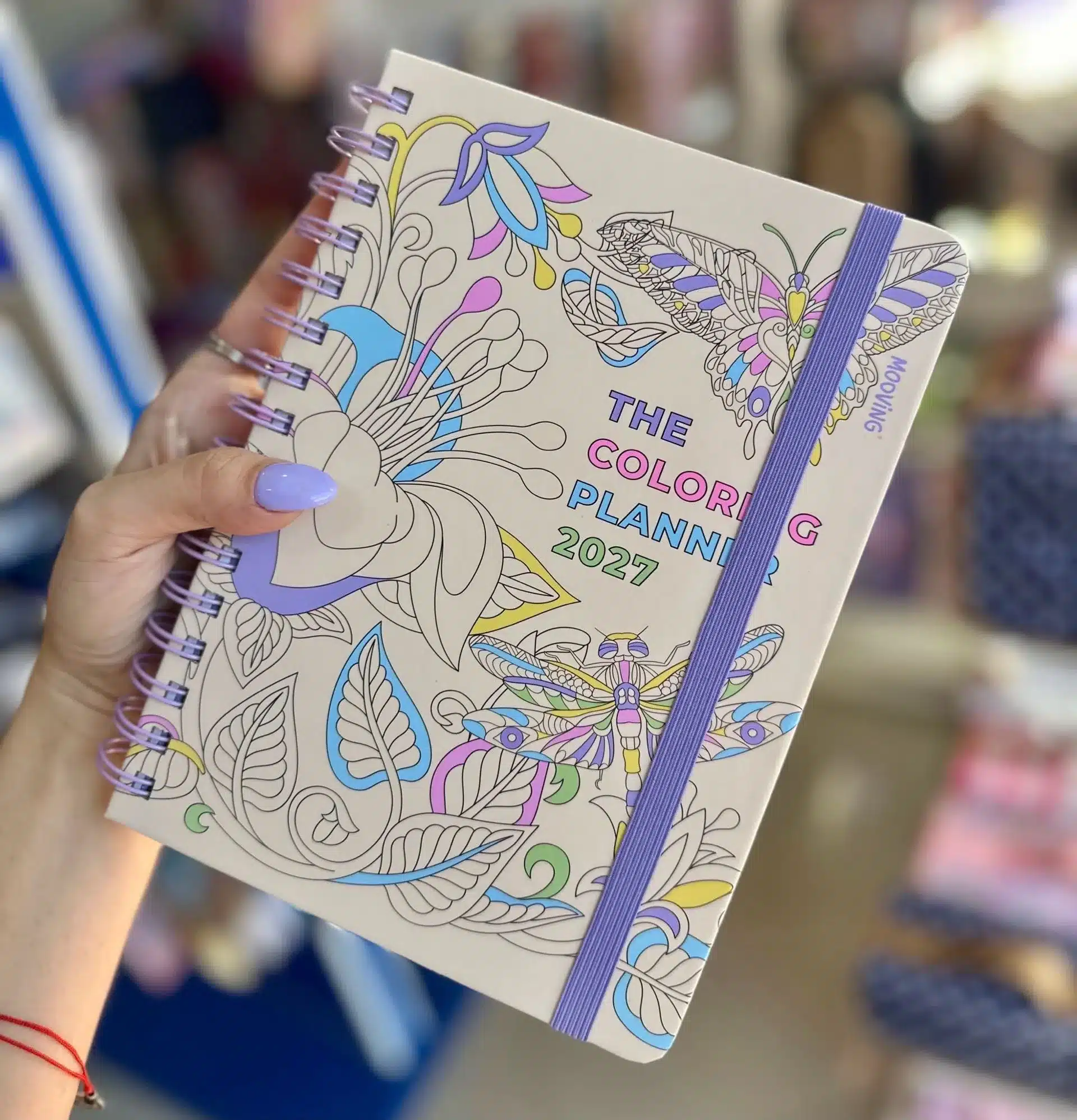 Agenda semana vista mooving coloring planner