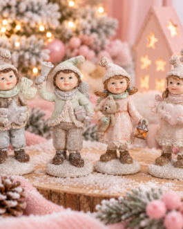 Figuras niños navideños