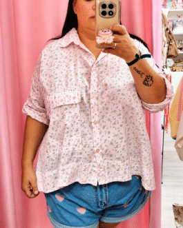 Camisa curvy floral