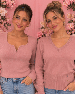 Jersey crop top rosa