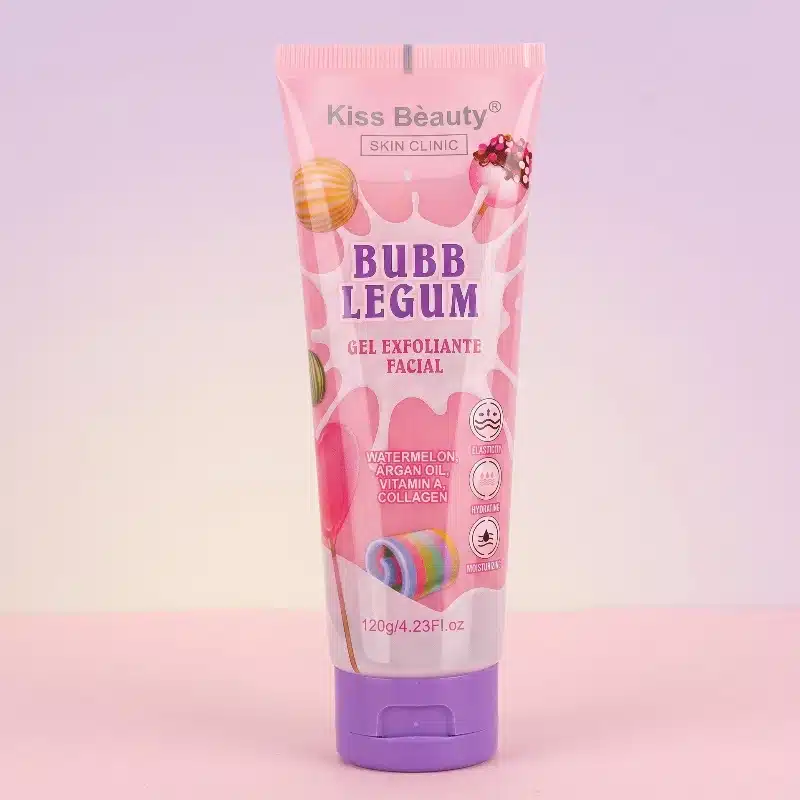 Gel exfoliante facial chicle