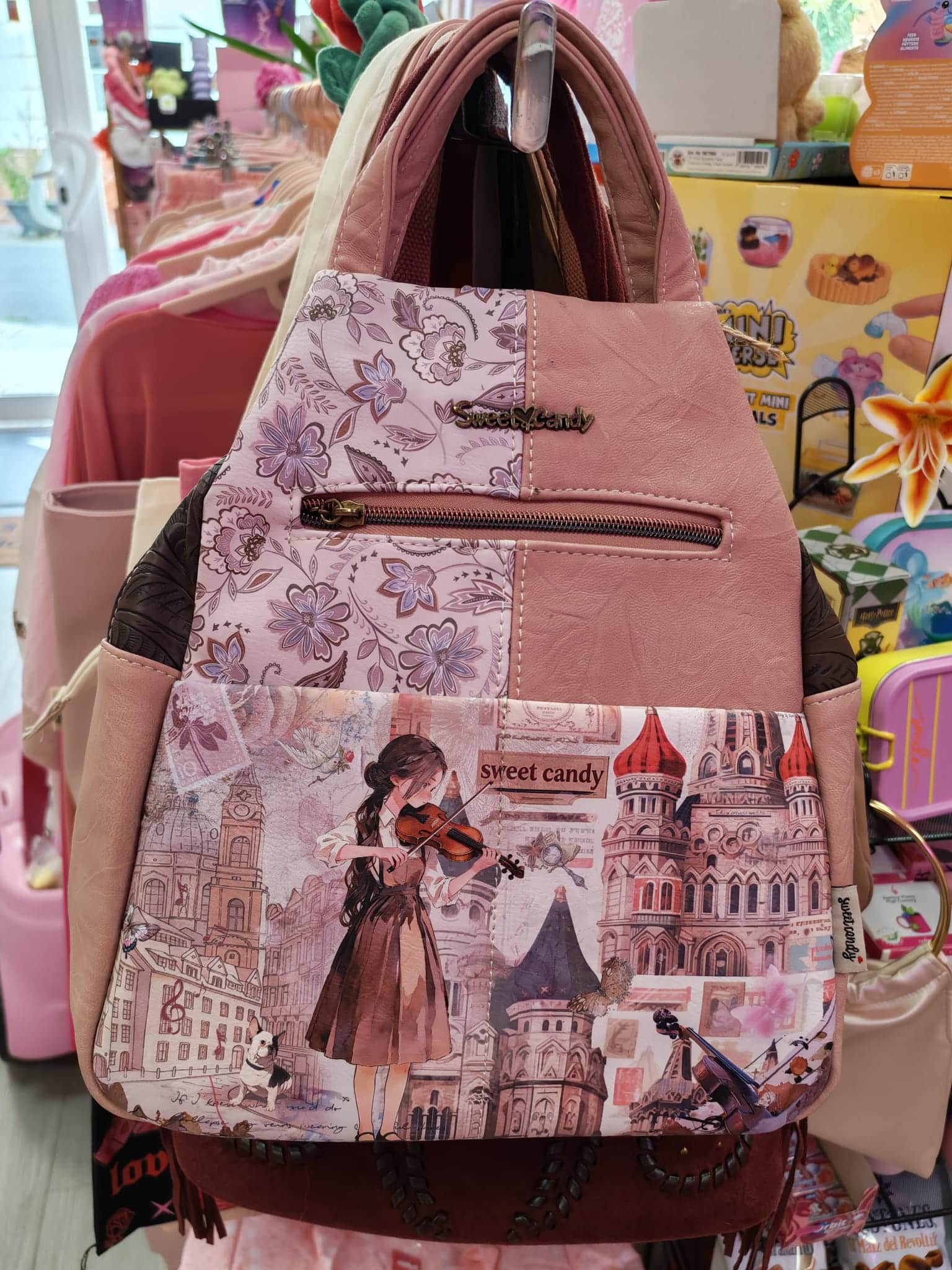 Mochila grande Sweet Candy violinista