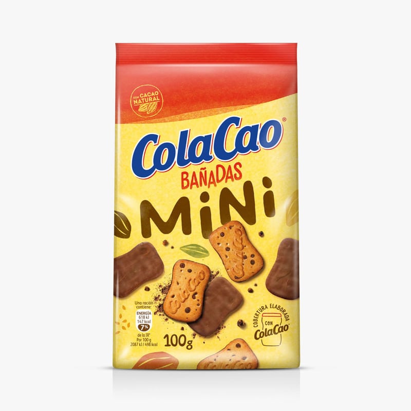 Galletas bañadas en Cola cao