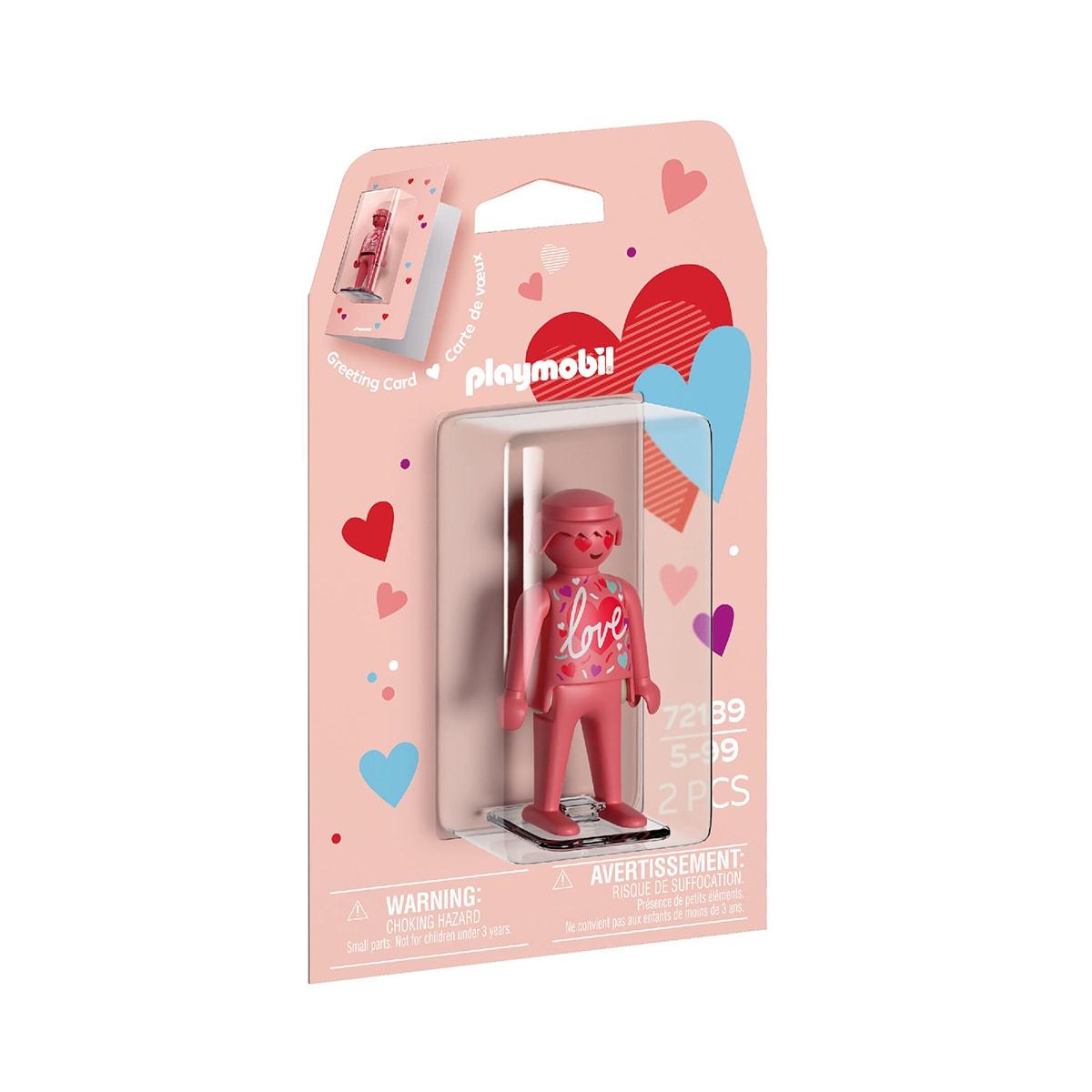 Playmobil rosa tarjeta de felicitación - Imagen 3