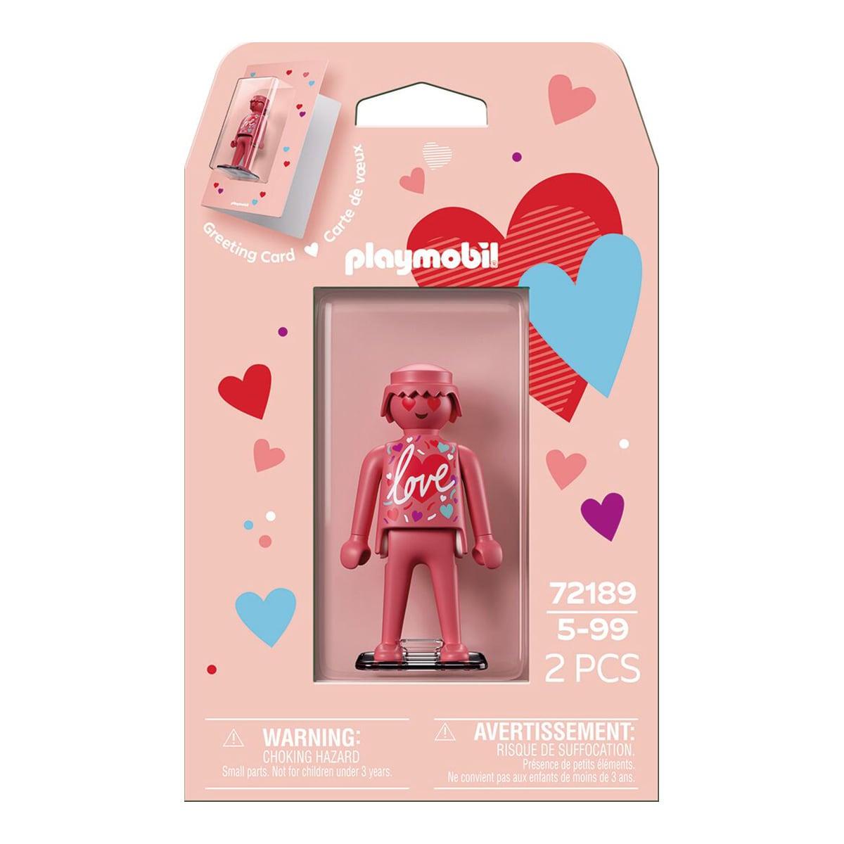 Playmobil rosa tarjeta de felicitación - Imagen 2