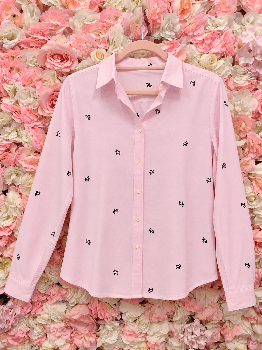 Camisa rosa caballitos - Imagen 2