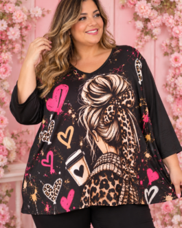 Camiseta niña leopardo