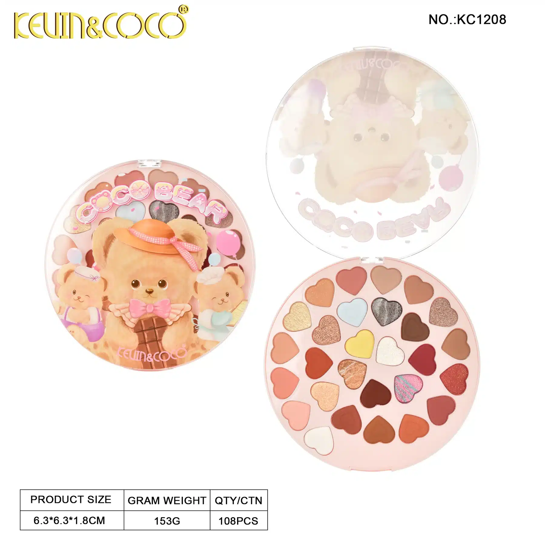 Paleta de sombras cocoa bear - Imagen 2