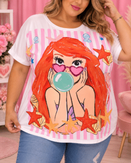 Camiseta Ariel curvy