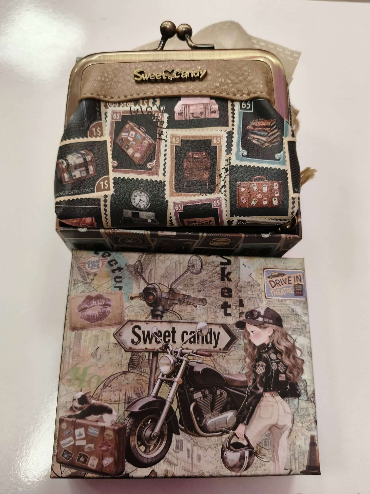Cartera en caja decorativa Sweet Candy - Imagen 3