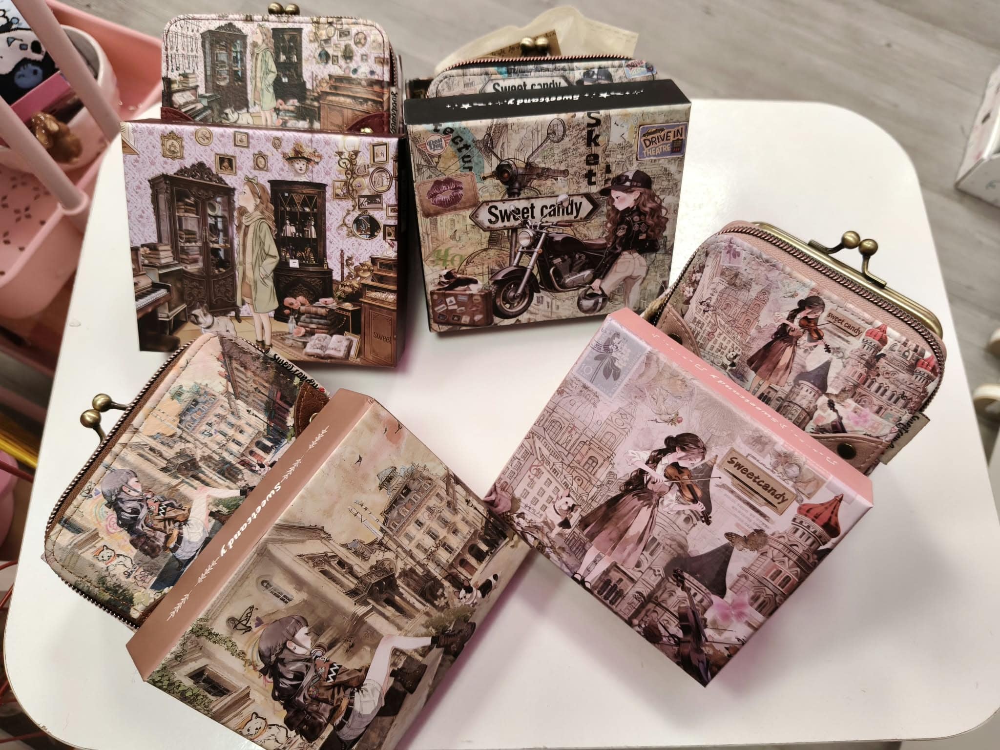 Cartera en caja decorativa Sweet Candy - Imagen 11
