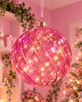Bola gigante navidad con luces