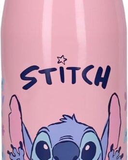 Botella Stitch rosa