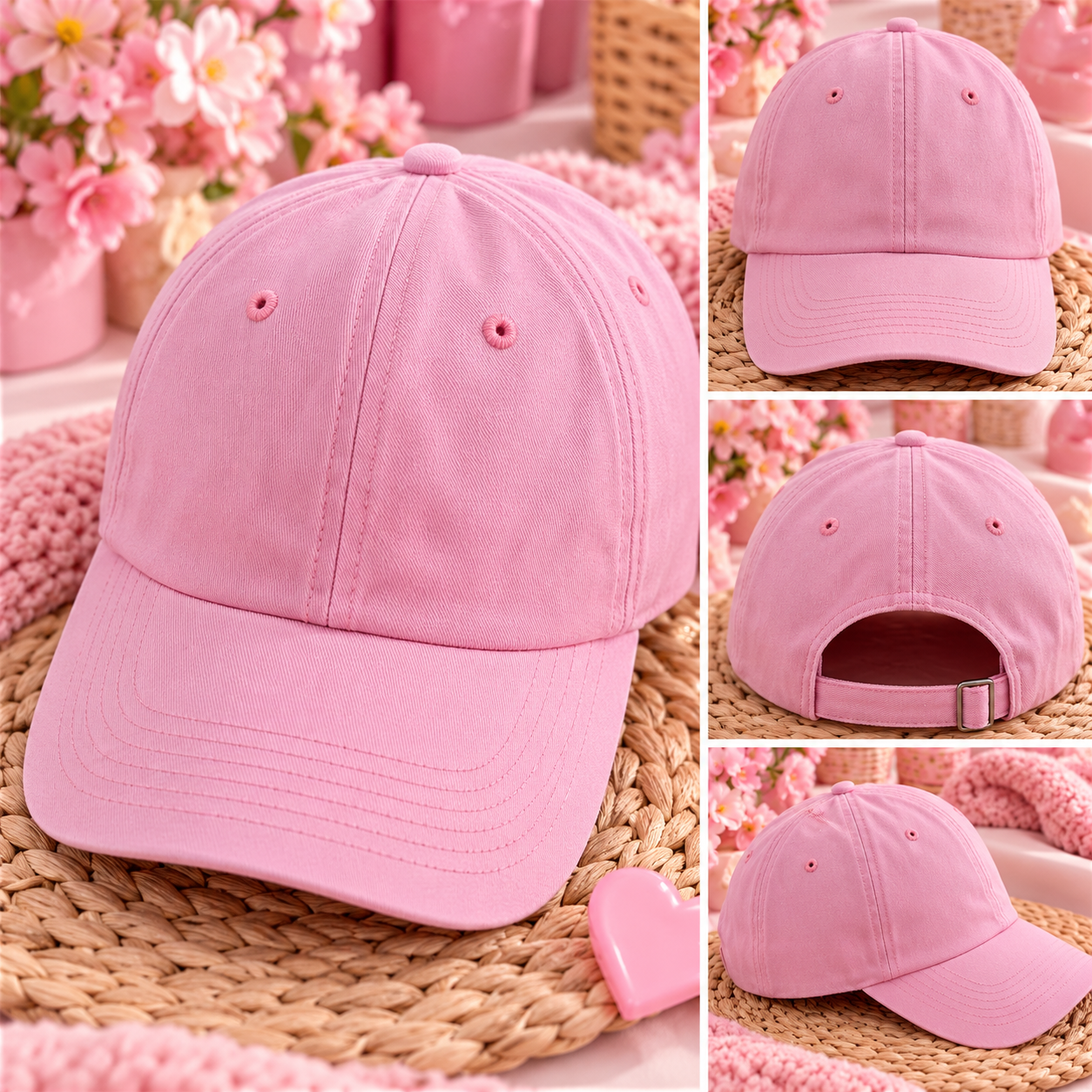 Gorra rosa