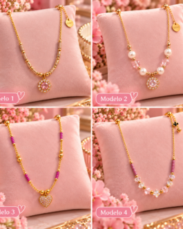 Pulseras finas piedras acero